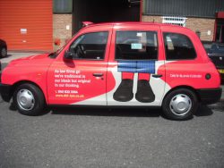 The new Davis Blank Furniss Taxi