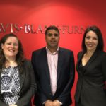 Kirsty Morbey, Sonio Singh and Caroline Bilous at Davis Blank Furniss